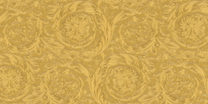 1000x1000 Versace Barocco Metallic Gold Foil Floral Swirls Wallpaper 36692-3