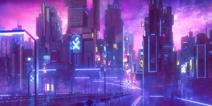 2560x1080 City animated digital wallpaper, cyberpunk, neon HD wallpaper