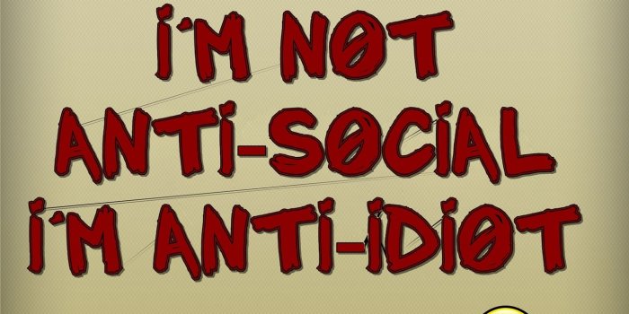 1440x1280 Download Anti social - Saying quote wallpapers-Mobile Version