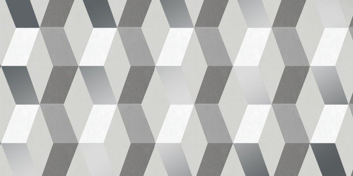 2064x2064 Crown Mayfair Hatton Geometric Diamond Silver Wallpaper