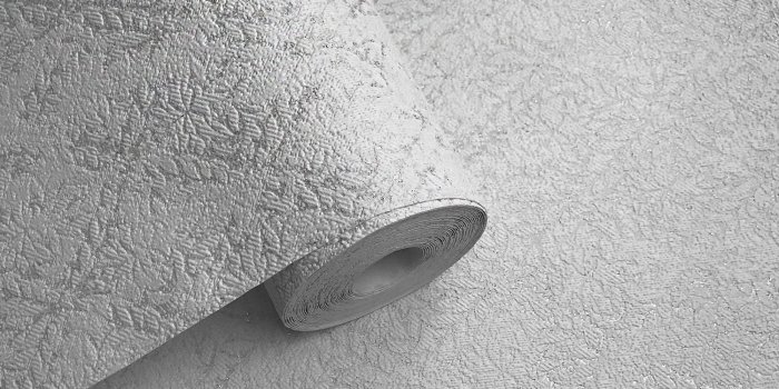 2000x2000 3504-10 White silver Metallic Textured Diamond Wallpaper