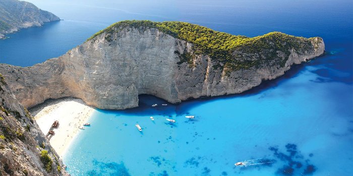 1500x1500 GREAT ART Wall Decoration Zakynthos - Beautiful Island Wallpaper Paradise  Poster Navagio Beach Mural Nature Sand Waves Ocean (55 Inch x 39.4 Inch)