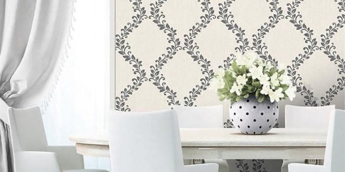 1000x1000 305030 Glitter Embossed White Silver Grey Diamond Floral Wallpaper