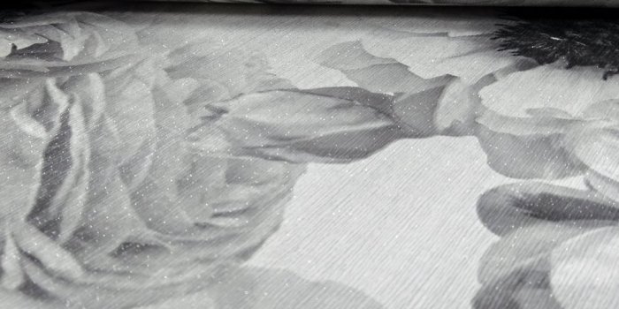 1000x1000 Diamond Bloom Floral Pattern Wallpaper Rose Flower Glitter Motif Vinyl  257001