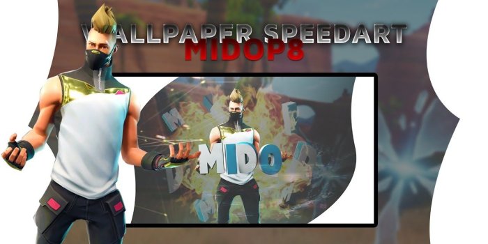 1280x720 CHEAP FORTNITE GFX! | Speedart [#76] | MidoP8's Wallpaper !|