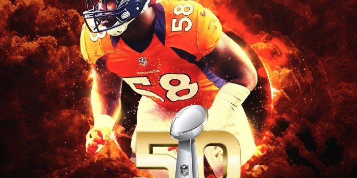 1000x1000 Von Miller Super Bowl MVP Wallpaper | The Pick 6