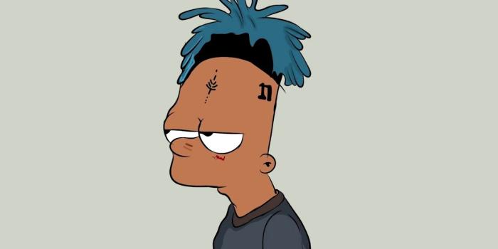 1280x720 Xxxtentacion Simpsons Wallpaper