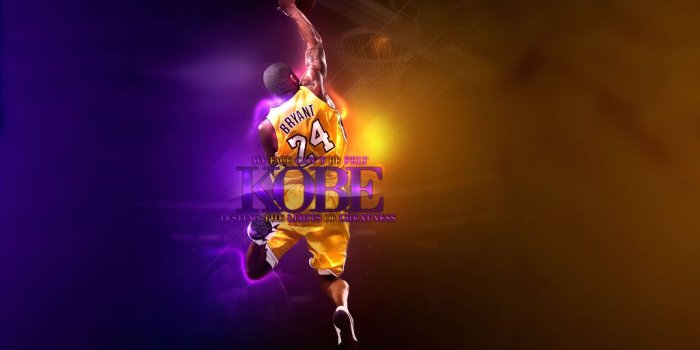 1024x768 kobe bryant baseline one handed dunk wallpaper photo