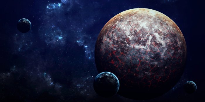 3840x2160 Wallpaper Planets, lava, sci-fi, space 3840x2160 UHD 4K Picture, Image