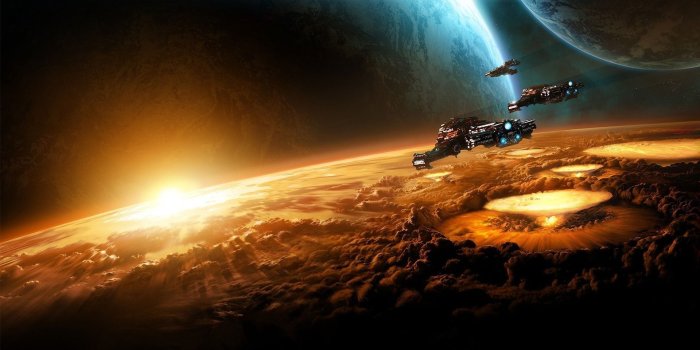 1920x1080 Sci Fi Sky Desktop Background | SciFi | Sci fi wallpaper, Starcraft