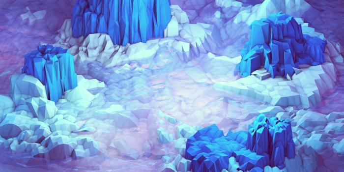 2560x1440 Ice crystals wallpaper - Vector wallpapers - #18466