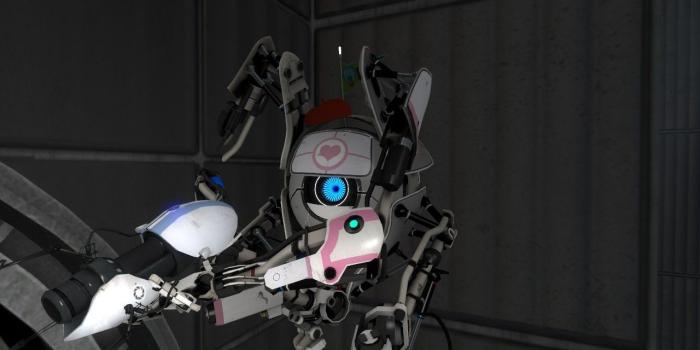 1280x1024 P-Body & Atlas images Portal 2 Co-Op HD wallpaper and background