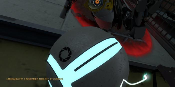 1280x1024 P-Body & Atlas images Portal 2 Co-Op HD wallpaper and background