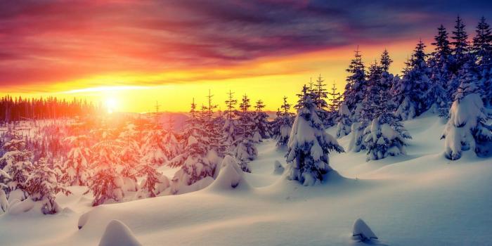 1920x1080 70+ Snow Sunset Wallpapers - Download at WallpaperBro