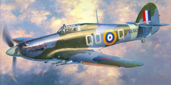 1332x850 Wallpaper Figure, Fighter, Interceptor, Hawker Hurricane, British, 3