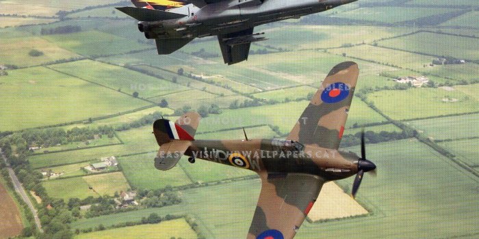 1956x1355 panavia tornado & hawker hurricane wwii