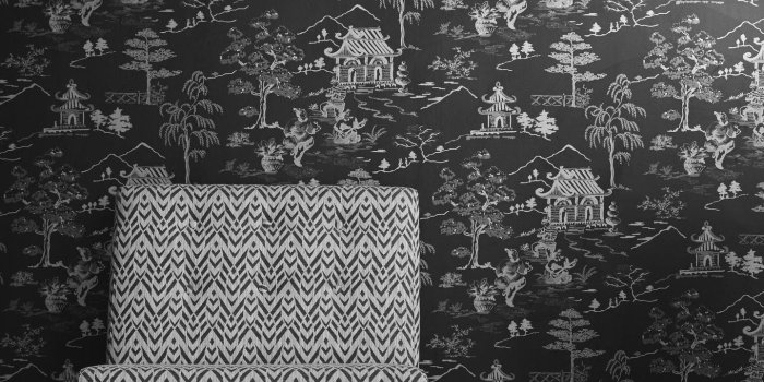 1438x1500 Oriental wallpaper / chinoiserie - HISPANIA: SINGAPUR - Gastón y Daniela