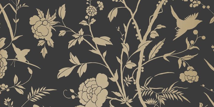 2520x3600 LIANG, Black and Metallic Gold, T36179, Collection Enchantment from