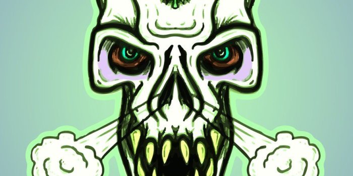 883x905 Weed And Skulls Wallpaper