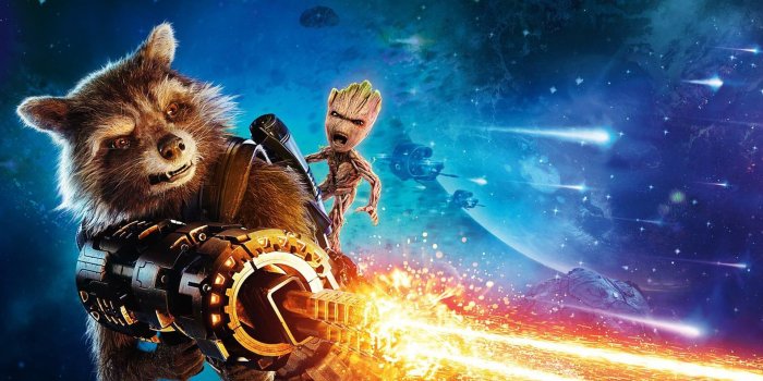 1920x1080 Guardians of The Galaxy Rocket and Groot digital wallpaper