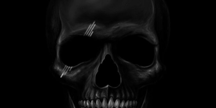 768x1024 Black Skull ❤ 4K HD Desktop Wallpaper for 4K Ultra HD TV • Dual