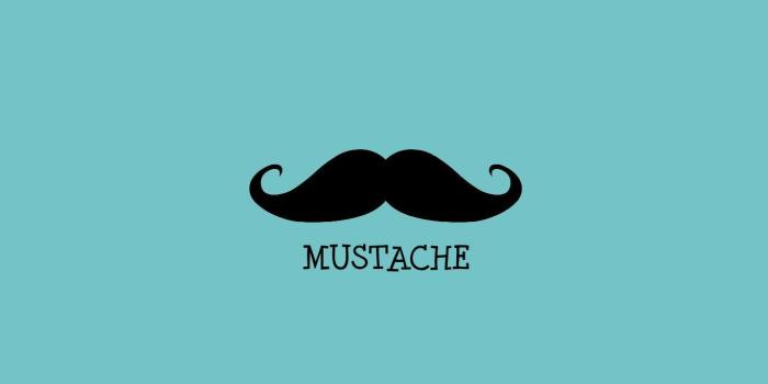1366x768 Mustache Wallpapers