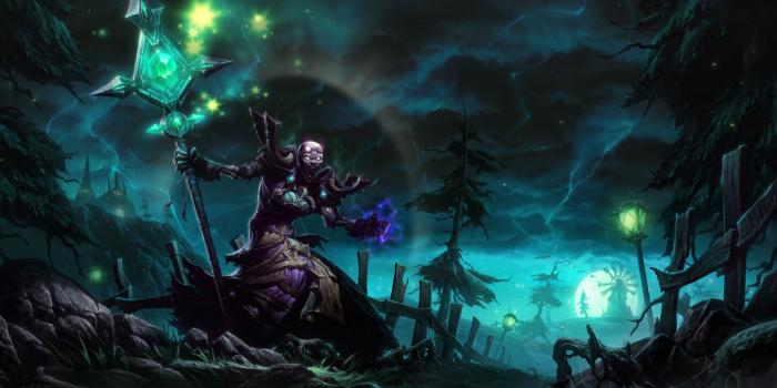 1920x1080 Download 1920x1080 HD Wallpaper skeleton staff evil lightning magic