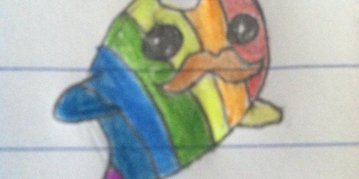 1024x1371 Rainbow Narwhal With A Mustache