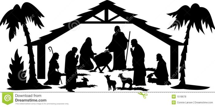 1300x641 Free Christian Nativity Clipart