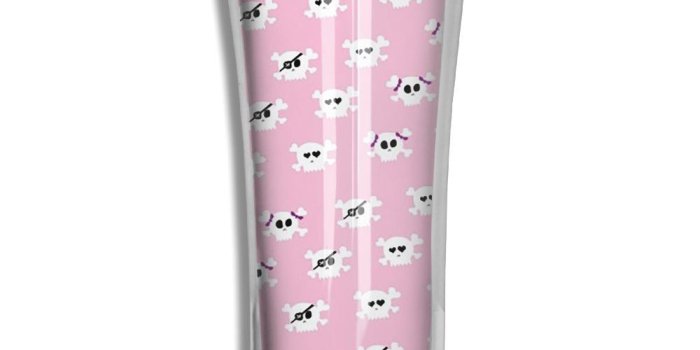 1000x1000 Halloween Girly Skulls Girly Wallpaper Travel Mug Stainless Steel