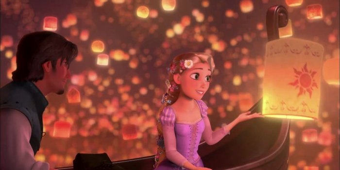 1280x720 Lantern Scene in Tangled HD Image for iPhone 6 - Cartoons Wallpapers