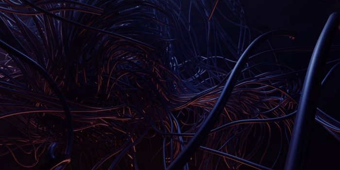 938x1668 Download wallpaper 938x1668 wires, tangled, dark, cables iphone 8/7