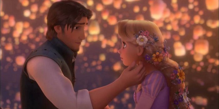 1600x904 Rapunzel and Flynn Tangled HD Image Wallpaper for iPhone - Cartoons