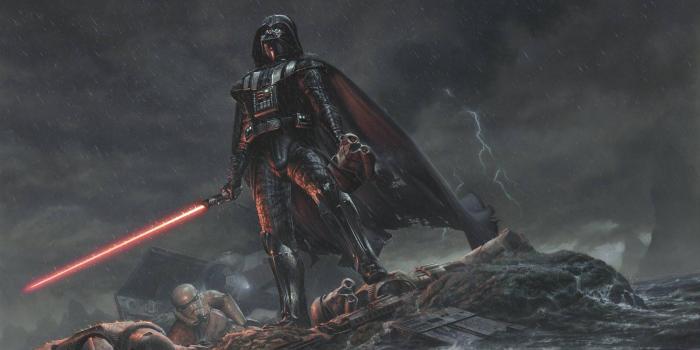 1920x1080 Download wallpaper 1920x1080 star wars, darth vader, art, rain full