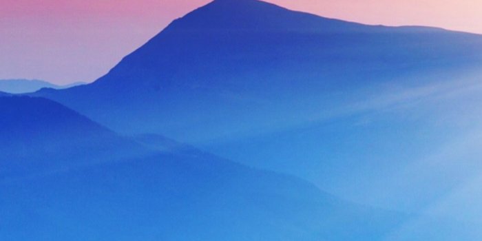 1125x2436 Blue mountain and orange sky | iPhone Paper in 2019 | Orange