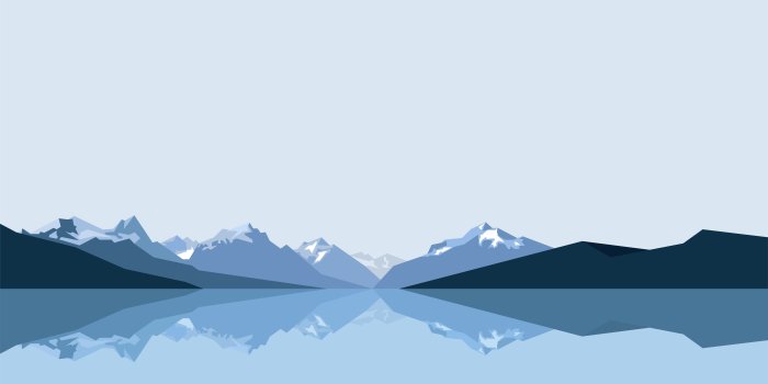 7680x4320 7680x4320 Minimalist Blue Mountains 8k 8k HD 4k Wallpapers, Images