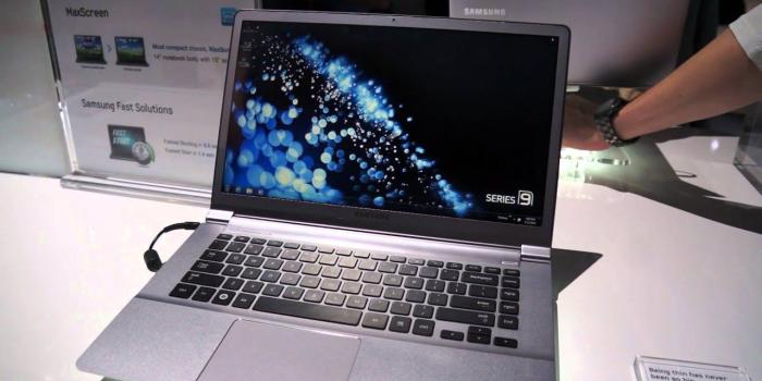 1920x1080 Samsung Series 9 Ultrabooks at CES 2012!