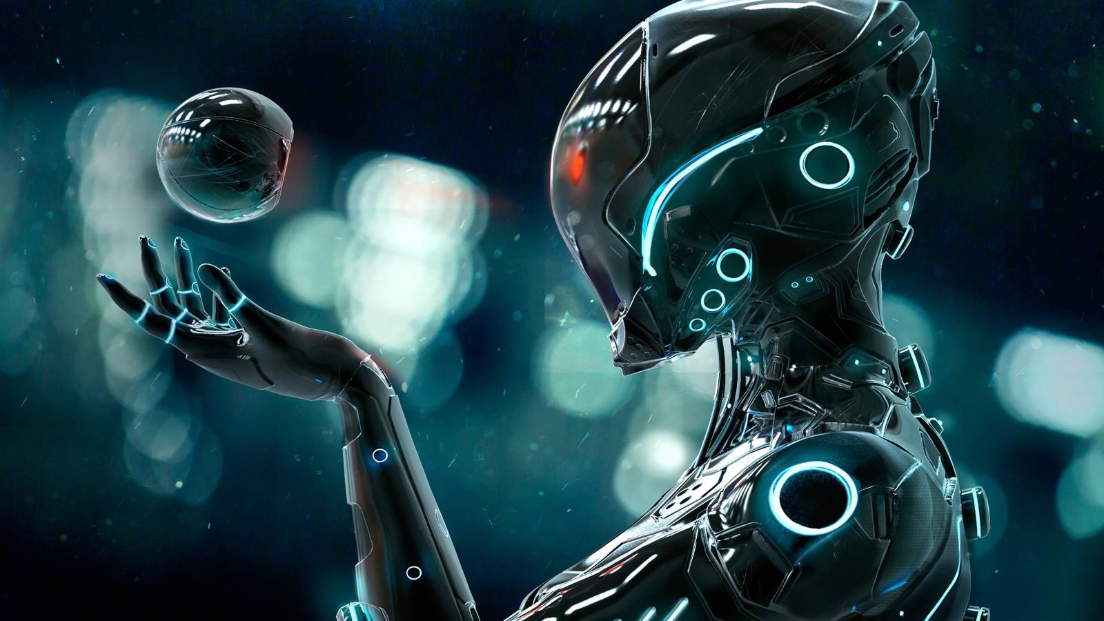 3840x2160 Sci-Fi Android Robot 4K #2574