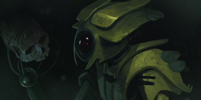 1920x1080 Wallpaper Skulls robots Aliens sci-fi Fantasy 1920x1080