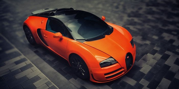 1920x1200 Orange Bugatti Wallpaper #7024102