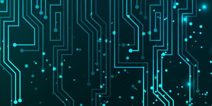 2248x2248 Download 2248x2248 wallpaper digital art, circuit, abstract, lines