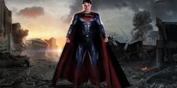 2560x1600 Man Of Steel Superman Movie Desktop Wallpaper