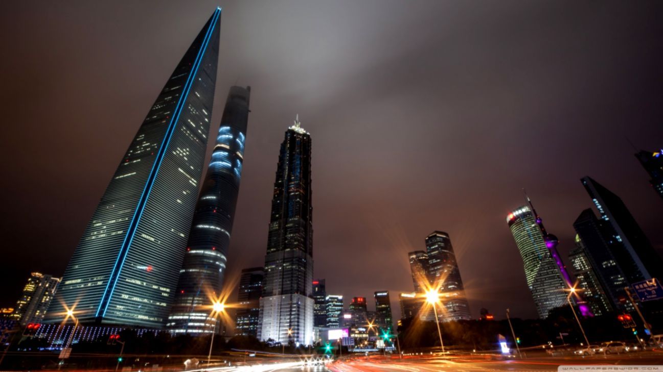 1297x729 Shanghai City Cool Wallpaper | Wallpapers 4k