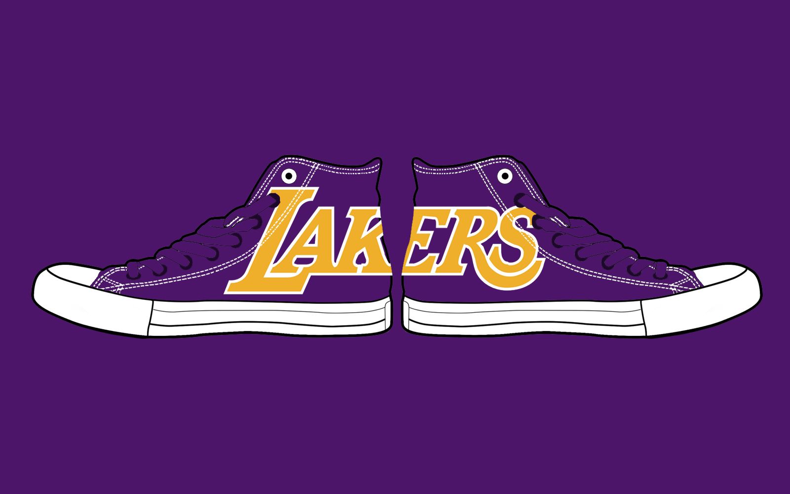 1600x1000 Lakers Converse Chuck Taylors wallpaper - Album on Imgur