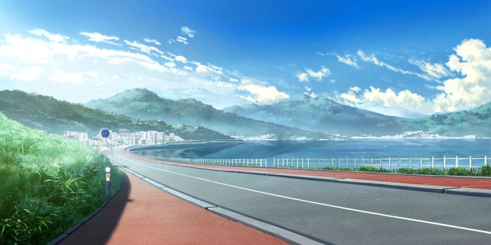 2560x1440 Anime Scenery Wallpaper | 2560x1440 | ID:51655