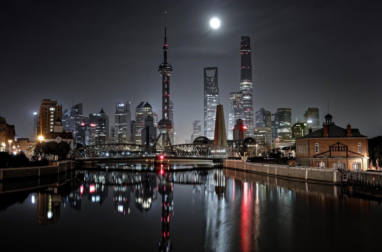 2048x1351 Oriental Pearl Tower, Shanghai China, Urban, City, - Shanghai Night