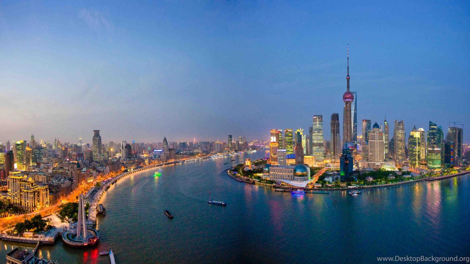 3840x2160 Shanghai Skyline Wallpapers Infotravel.club Desktop Background