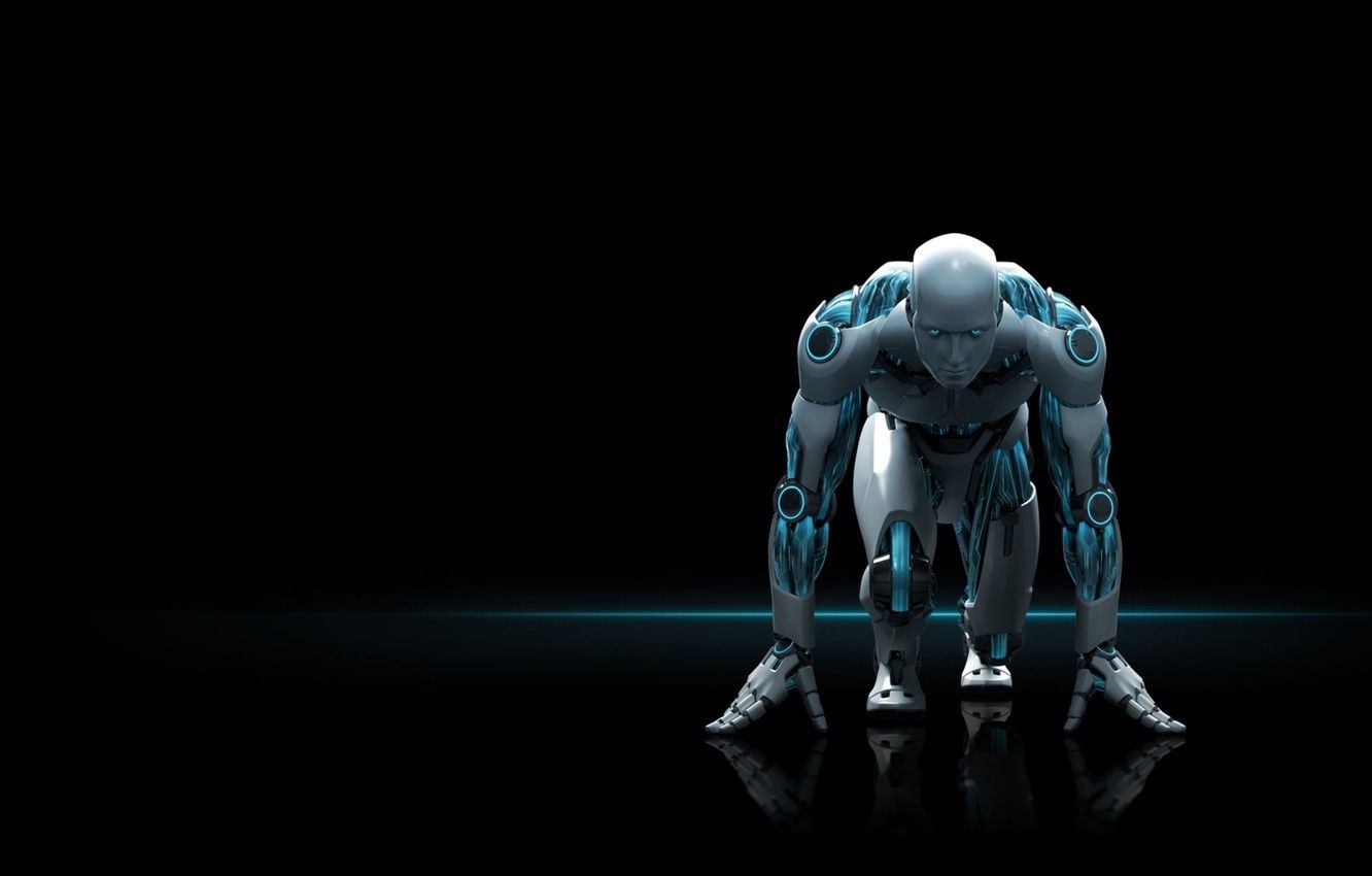 1332x850 Wallpaper robot, art, Android, Robot images for desktop, section