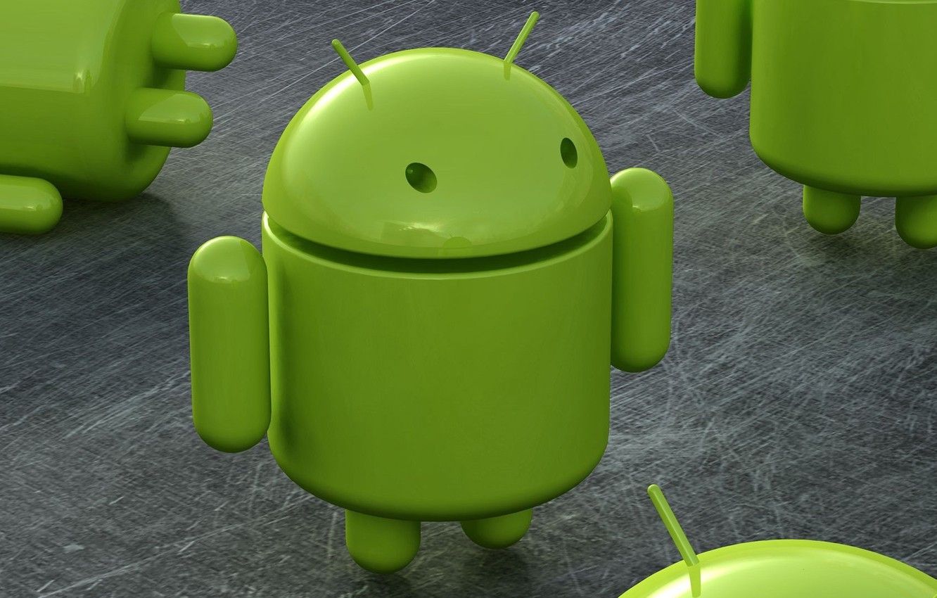 1332x850 Wallpaper green, robot, Android, android images for desktop, section