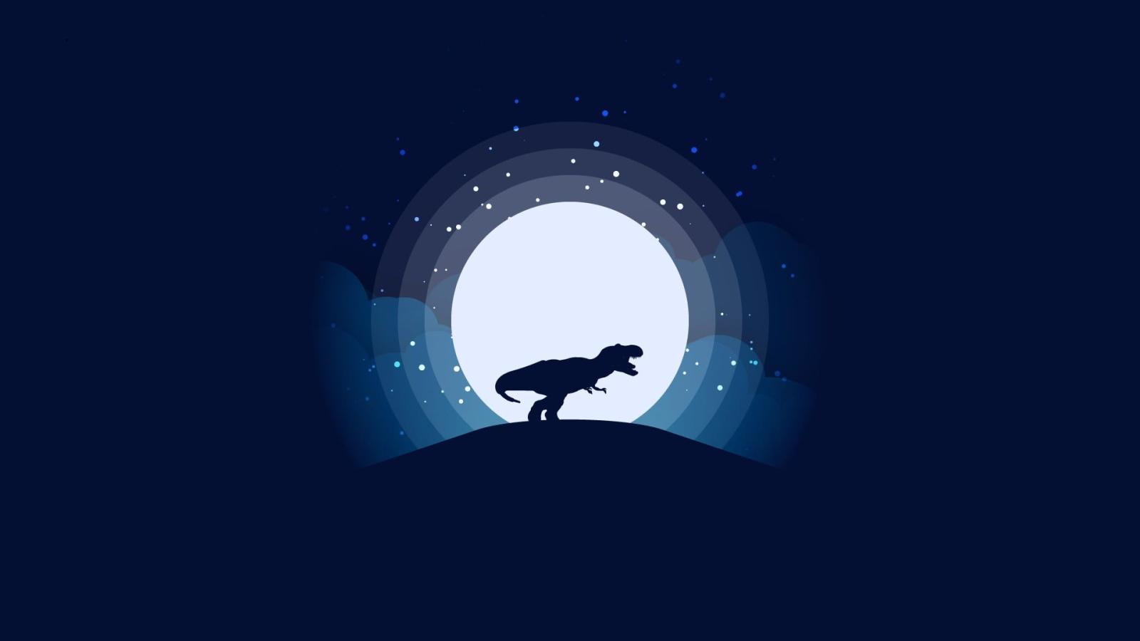 1920x1080 HD wallpaper: dinosaur and alien wallpaper, t-rex and UFO painting
